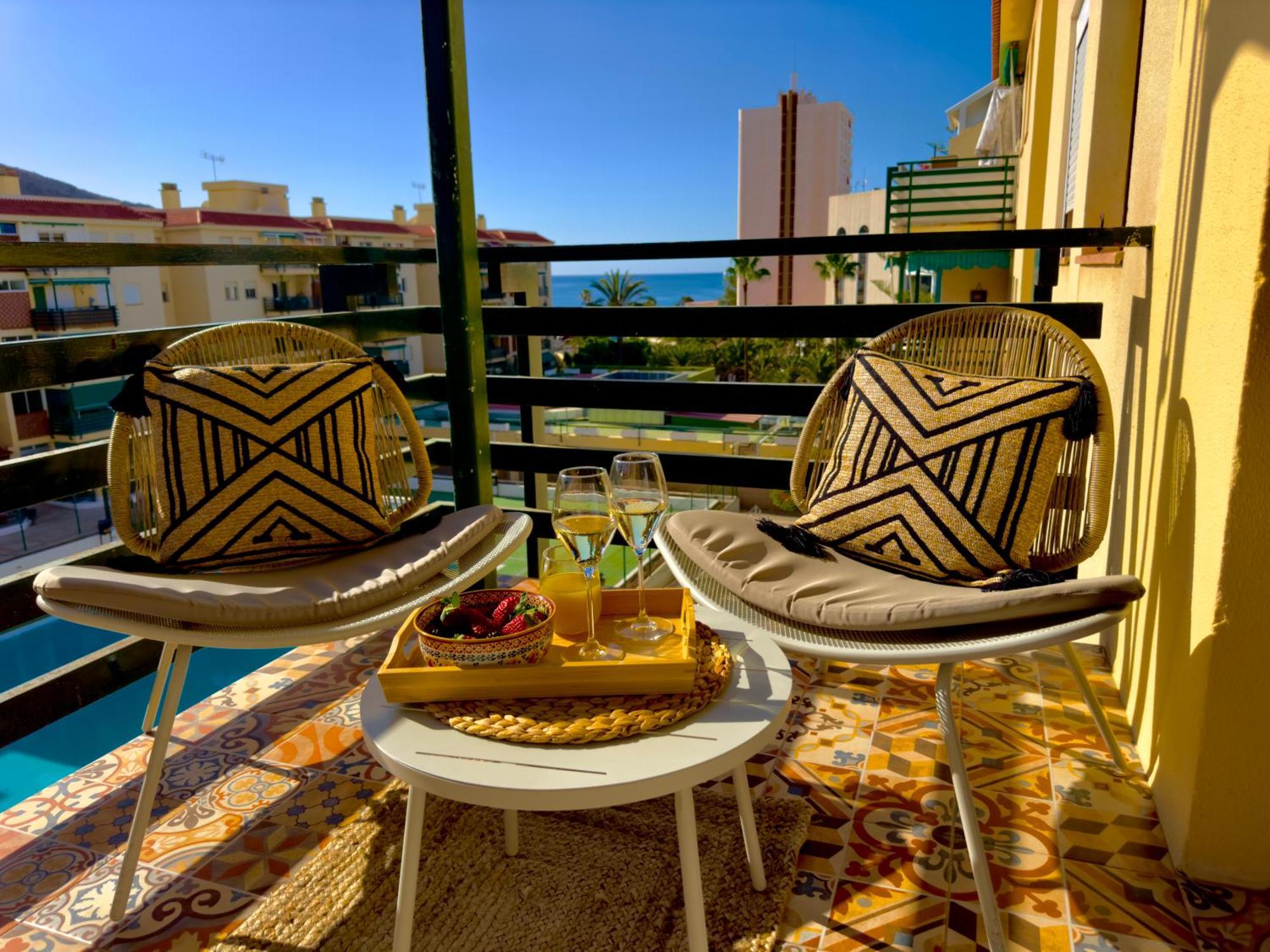 Amazing 3-Bedroom Apartment. Pool And Sea View! Los Cristianos  Bagian luar foto